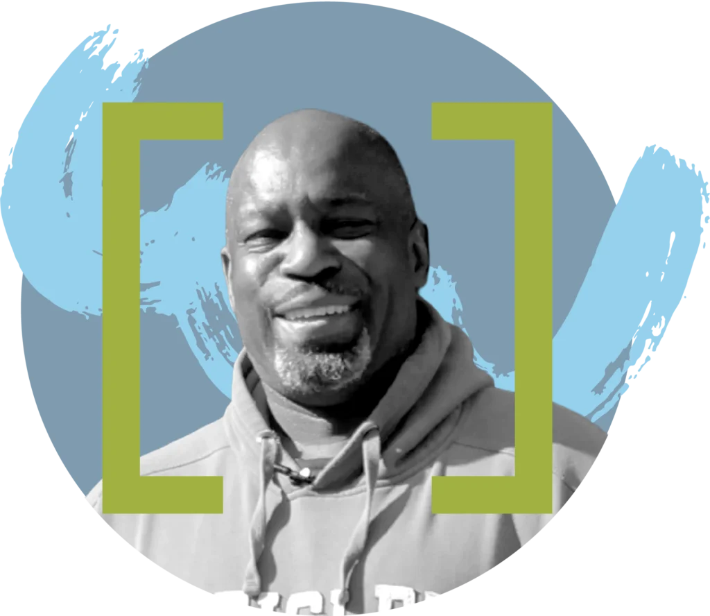 Charles Thurman, owner of Medley Grill & BBQ, standing outside his Southeast Side Chicago restaurant.